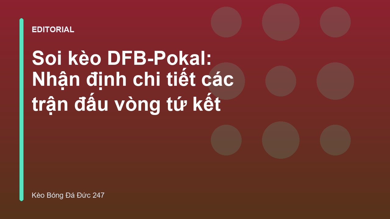 Sân vận động diễn ra trận đấu tứ kết DFB-Pokal
